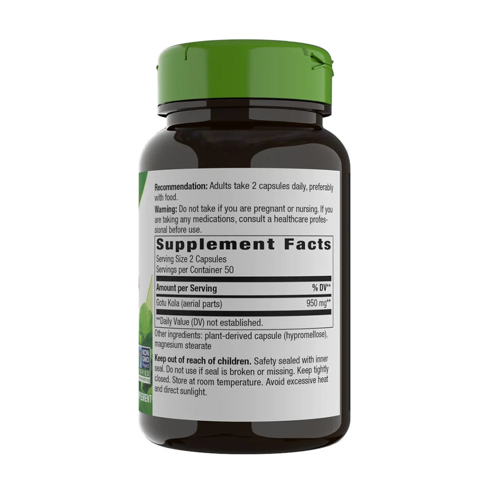 Natures Way – Gotu Kola herb 100 kapslit - Image 2