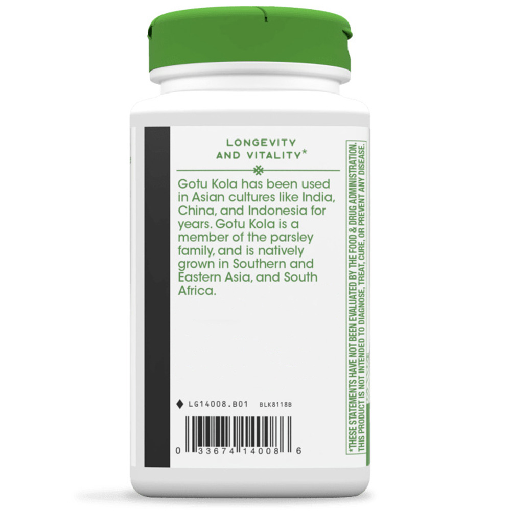 Natures Way – Gotu Kola herb – 180 kapslit - Image 6