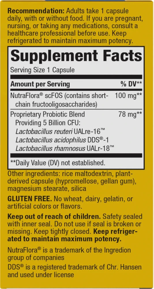 Natures Way – Primadophilus Reuteri probiootikumid – 30 kapslit - Image 8
