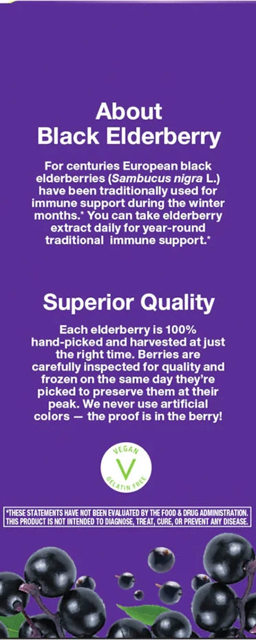 Natures Way – Sambucus traditional immune syrup – 120 ml - Image 5