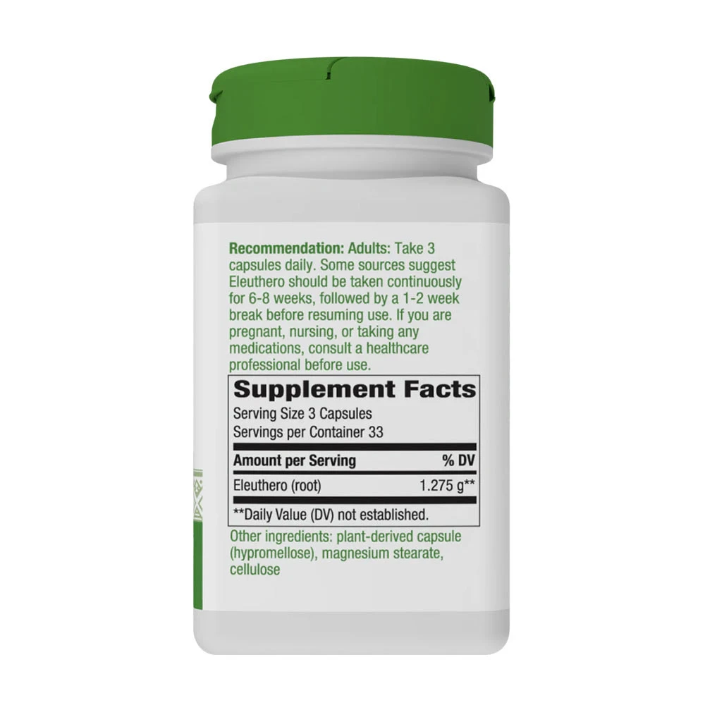 Natures Way – Siberian Eleuthero 100 kapslit - Image 7