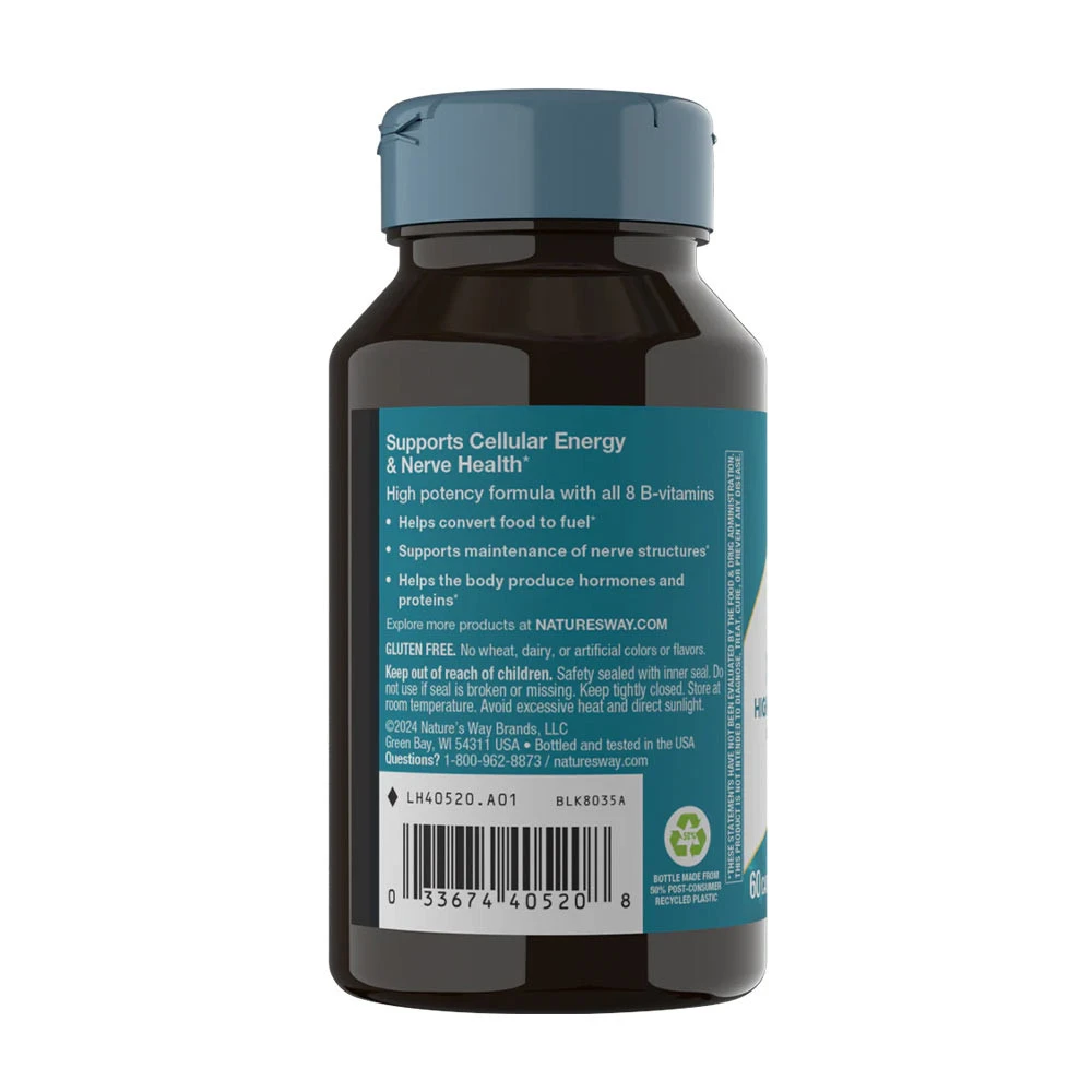 Natures Way – Vitamin B-100 Complex – 60 kapslit - Image 5