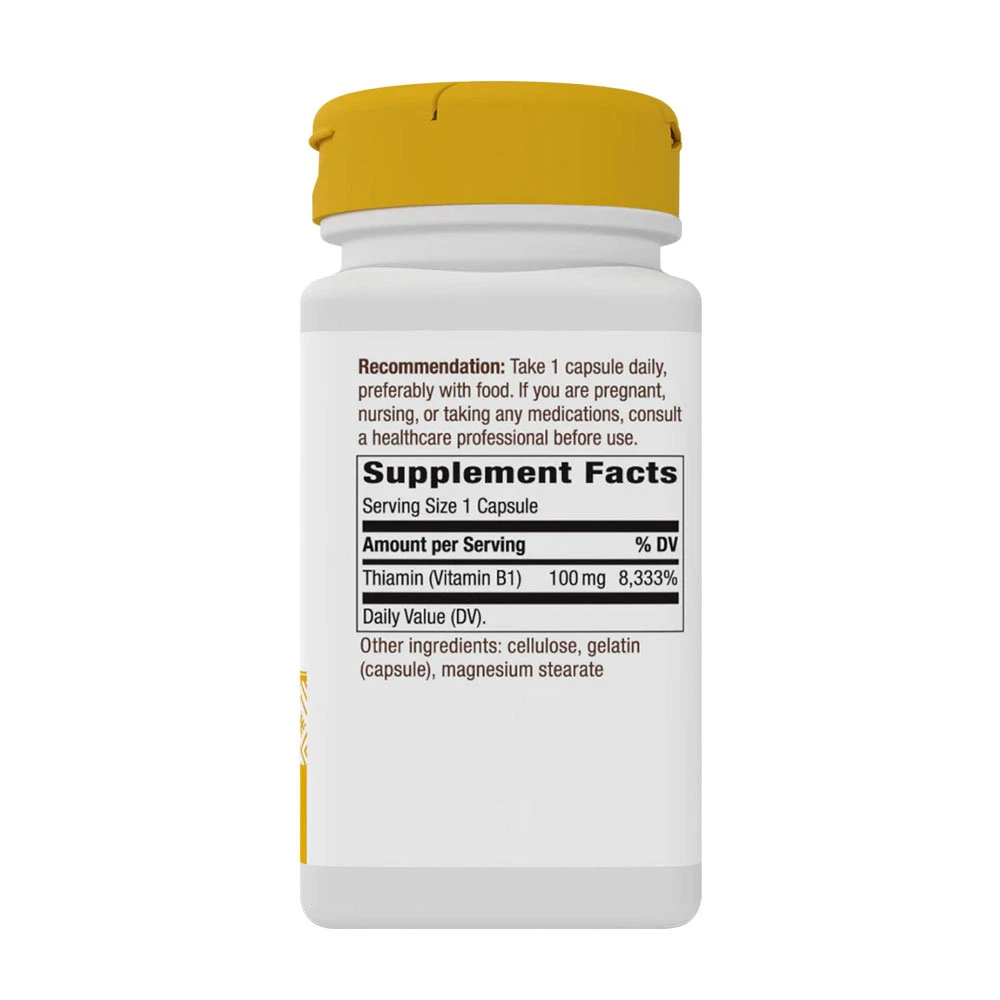 Nature's Way – Vitamiin B1 100 kapslit - Image 4