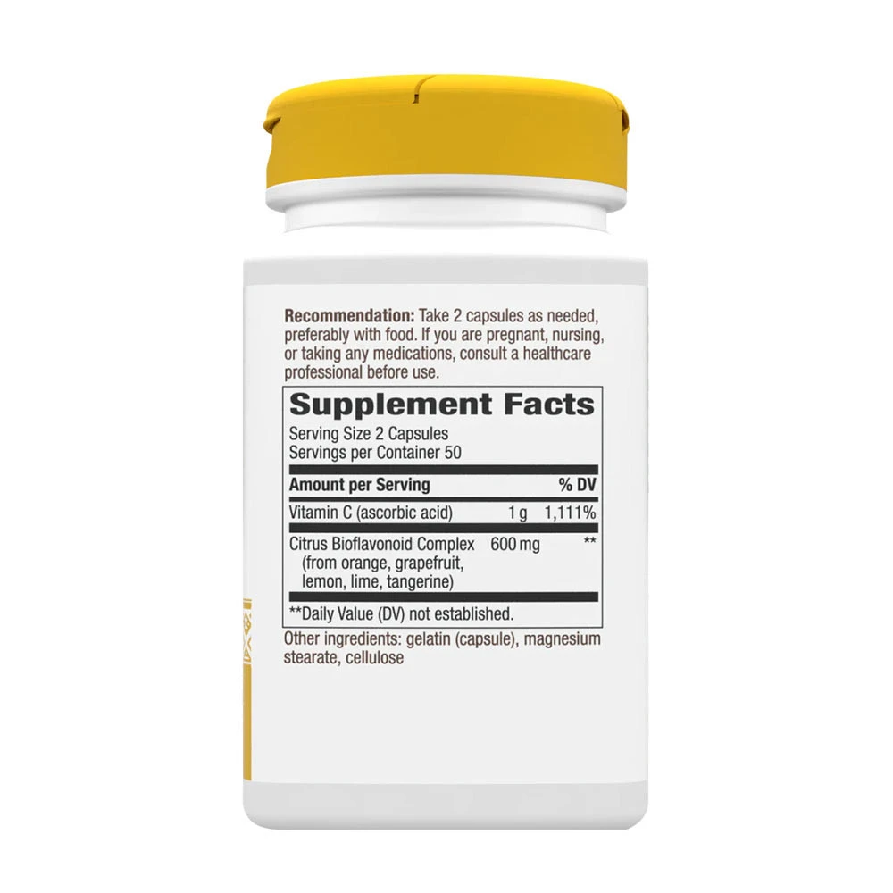 Natures Way – Vitamin C med bioflavonoidid – 100 kapslit - Image 4