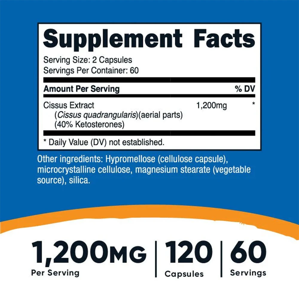 Nutricost – Cissus quadrangularis 120 kapslit - Image 4