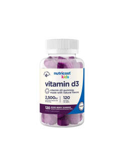 Nutricost Kids Vitamin D3 Gummies (120 gummies