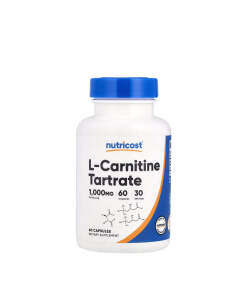 Nutricost L-Carnitine Tartrate  (60 Capsules)