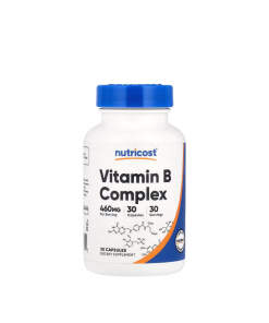 Nutricost Vitamin B Complex  (30 Capsules)