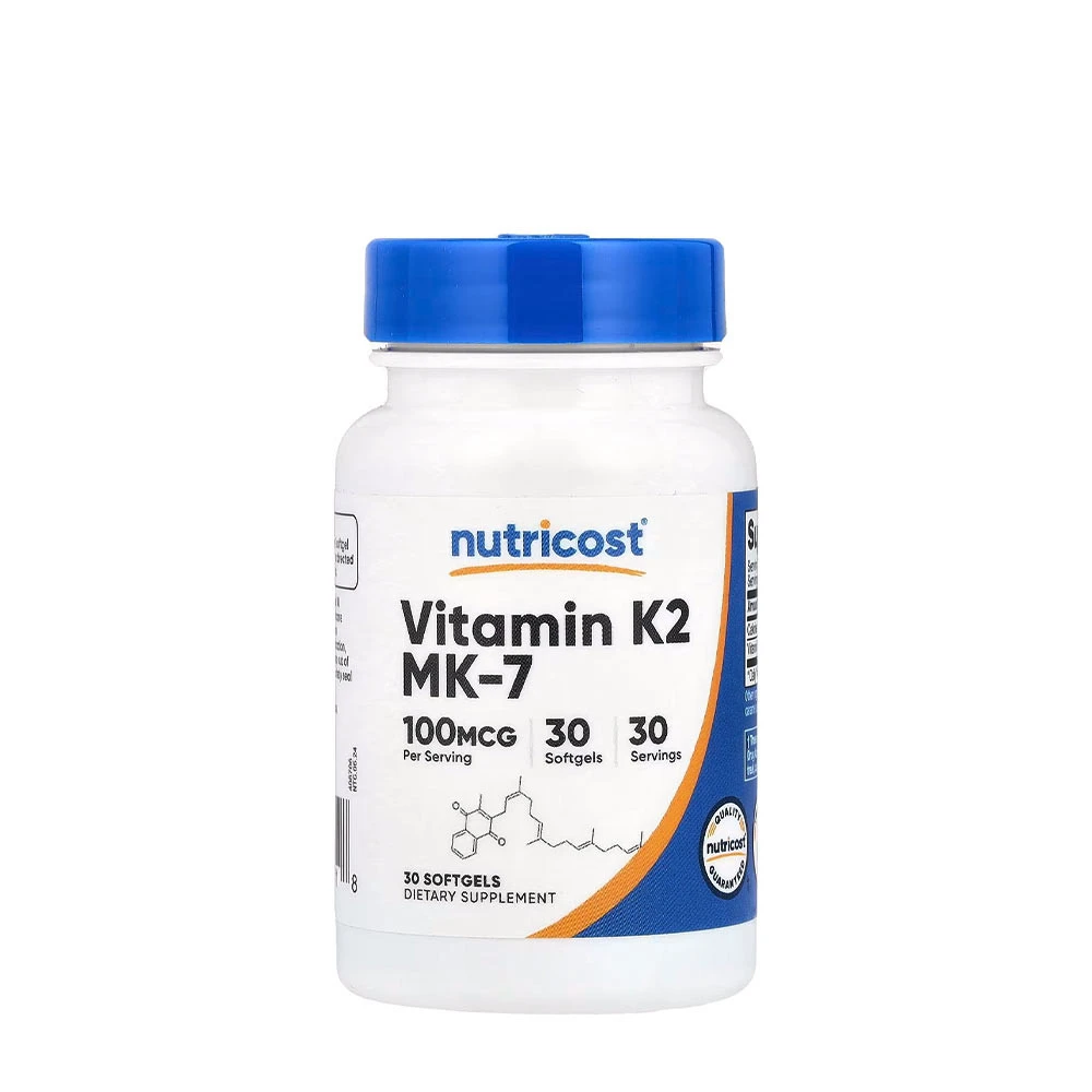 Nutricost Vitamin K2 MK-7 (30 Softgels)