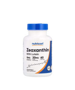 Nutricost Zeaxanthin (with Lutein)  (60 Softgels)