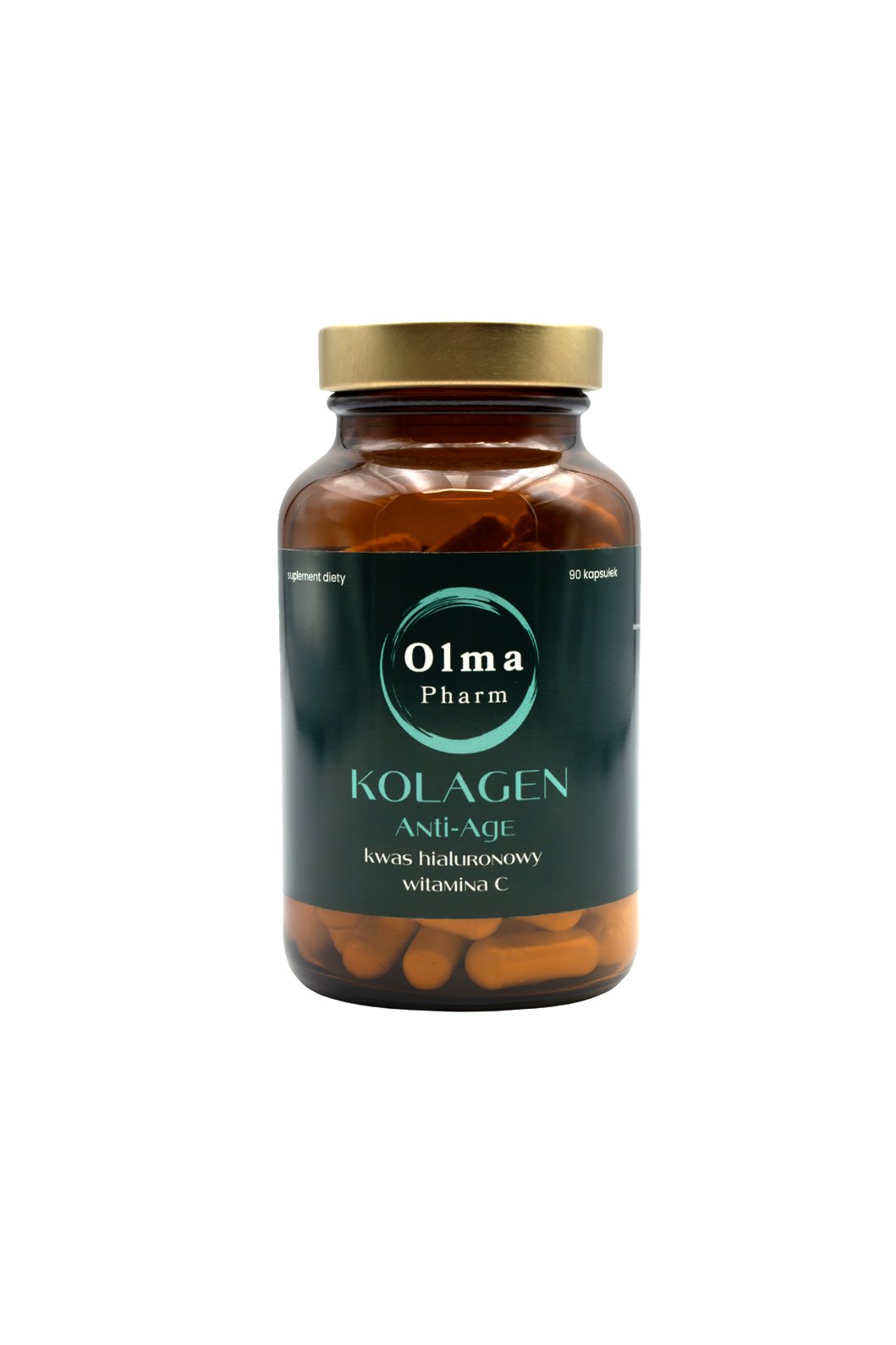 OLMA PHARM Anti-Age Collagen with Hyaluronic Acid and Vitamin C (90 capsules)