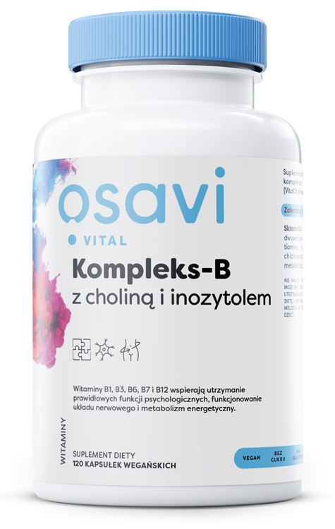 OSAVI B-Complex with choline & inositol (120 vcaps)