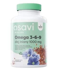 OSAVI Omega 3-6-9 Linseed Oil 1000mg (60 softgels)
