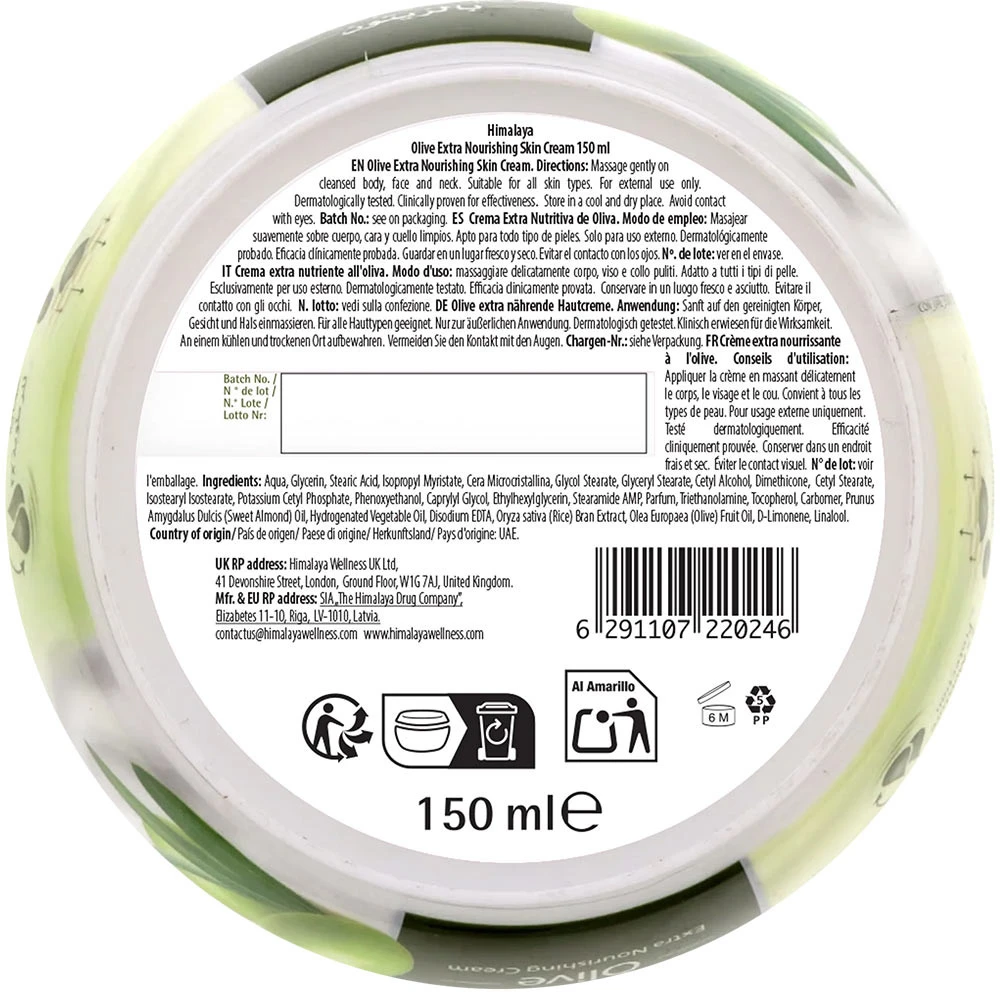 Ekstra Nærende Olivencreme – 150 ml - Image 2