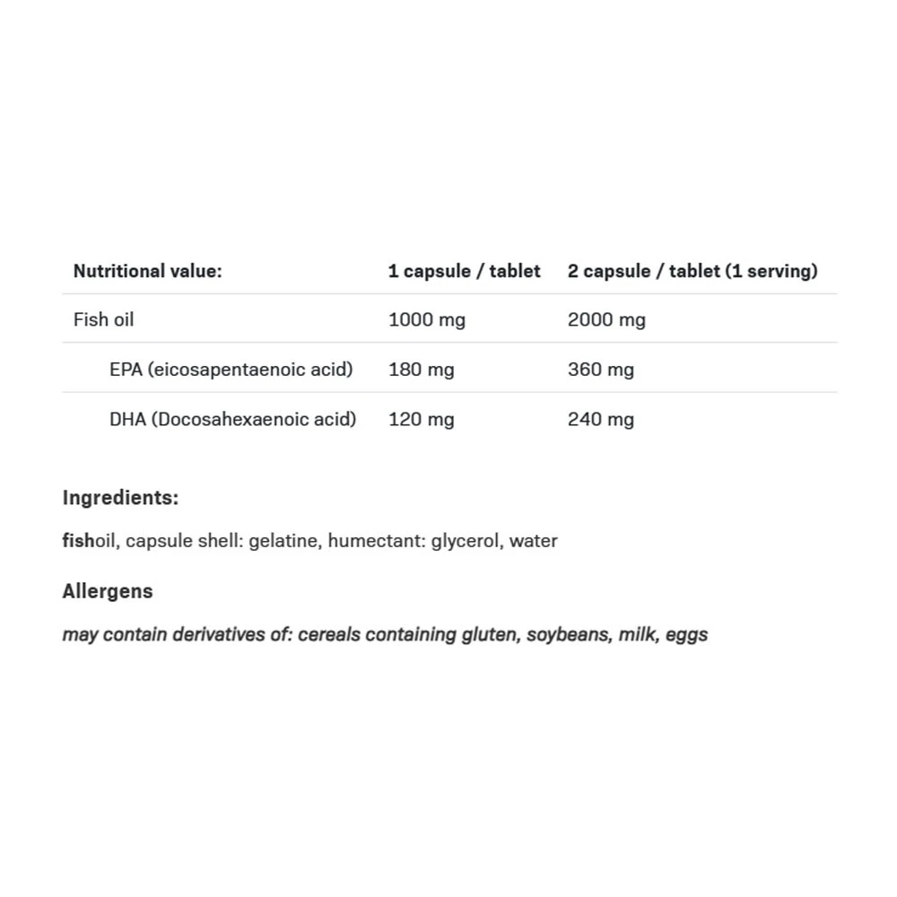Allnutrition – Omega 3 – 90 kapslit - Image 3