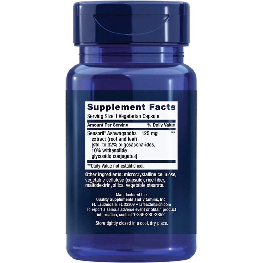 Life Extension – Optimized Ashwagandha Extract – 60 vcaps - Image 5