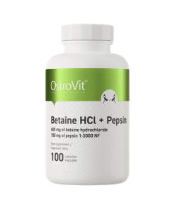 Ostrovit Betaine HCL + Pepsin (100 Capsules)