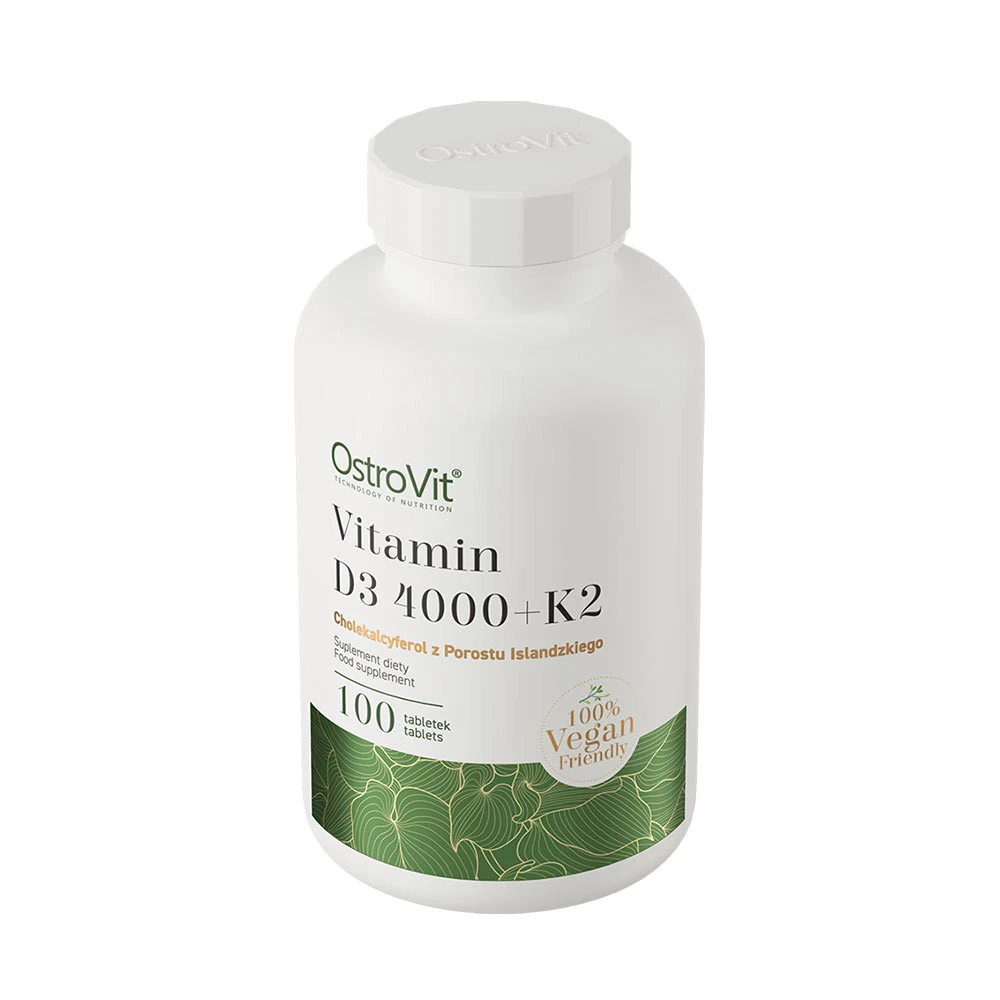 OstroVit – D3 4000 IU + K2 VEGE – 100 tabletti - Image 3