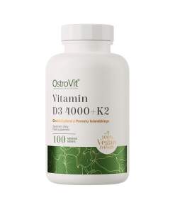Ostrovit D3 4000 IU + K2 VEGE (100 Tablets)