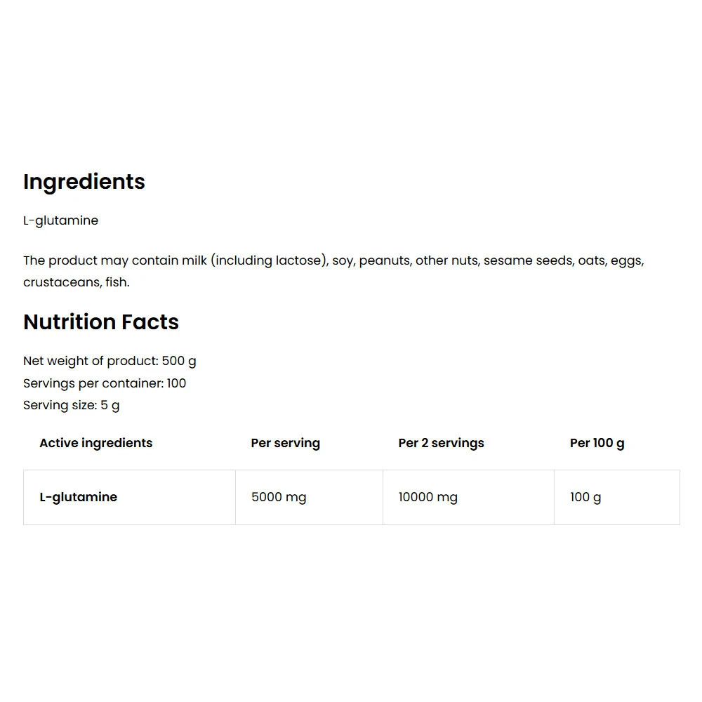OstroVit – Glutamiini pulber 500 g - Image 5