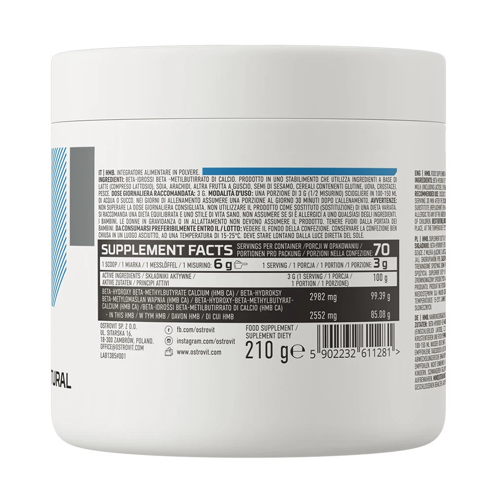 Ostrovit – HMB Supreme Pure – 210 g - Image 9