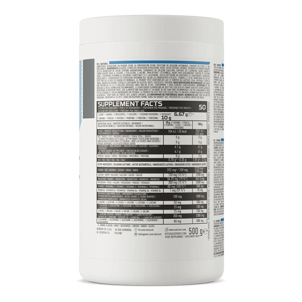 OstroVit – isotoniline pulber 500 g, apelsin - Image 9