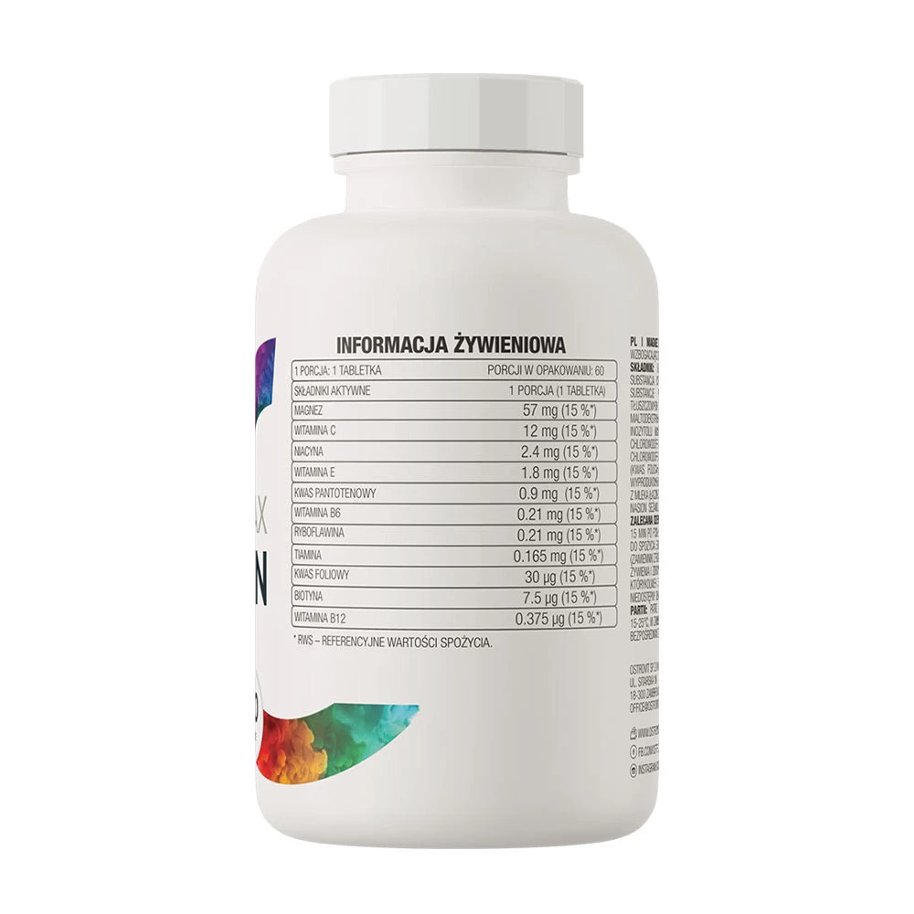 Ostrovit – Magnez MAX + vitamiinid – 60 tabletti - Image 7
