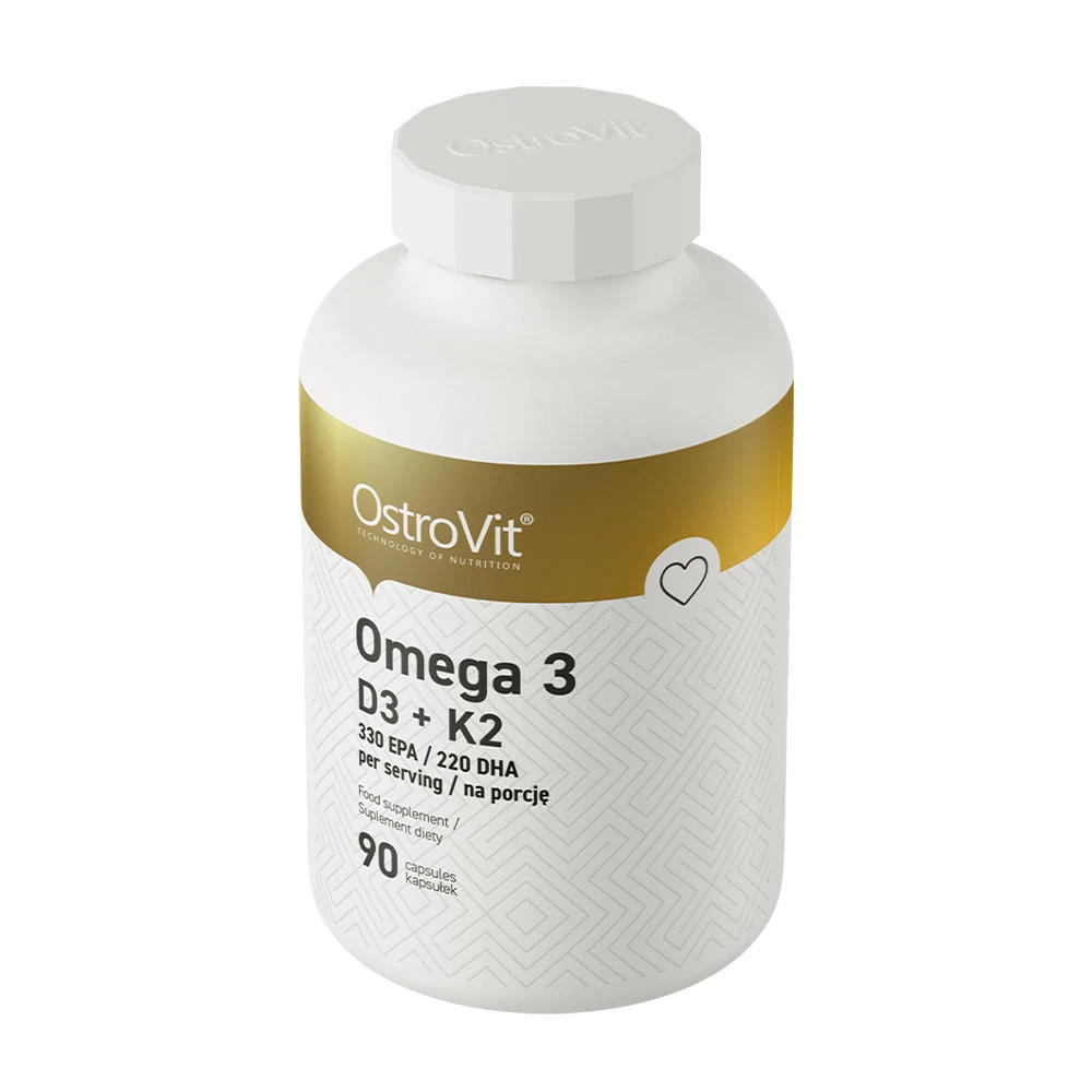 OstroVit – Omega 3 D3 + K2 – 90 kapslit - Image 3