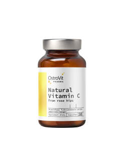 Ostrovit Pharma Natural Vitamin C from Rose Hips (30 Capsules)