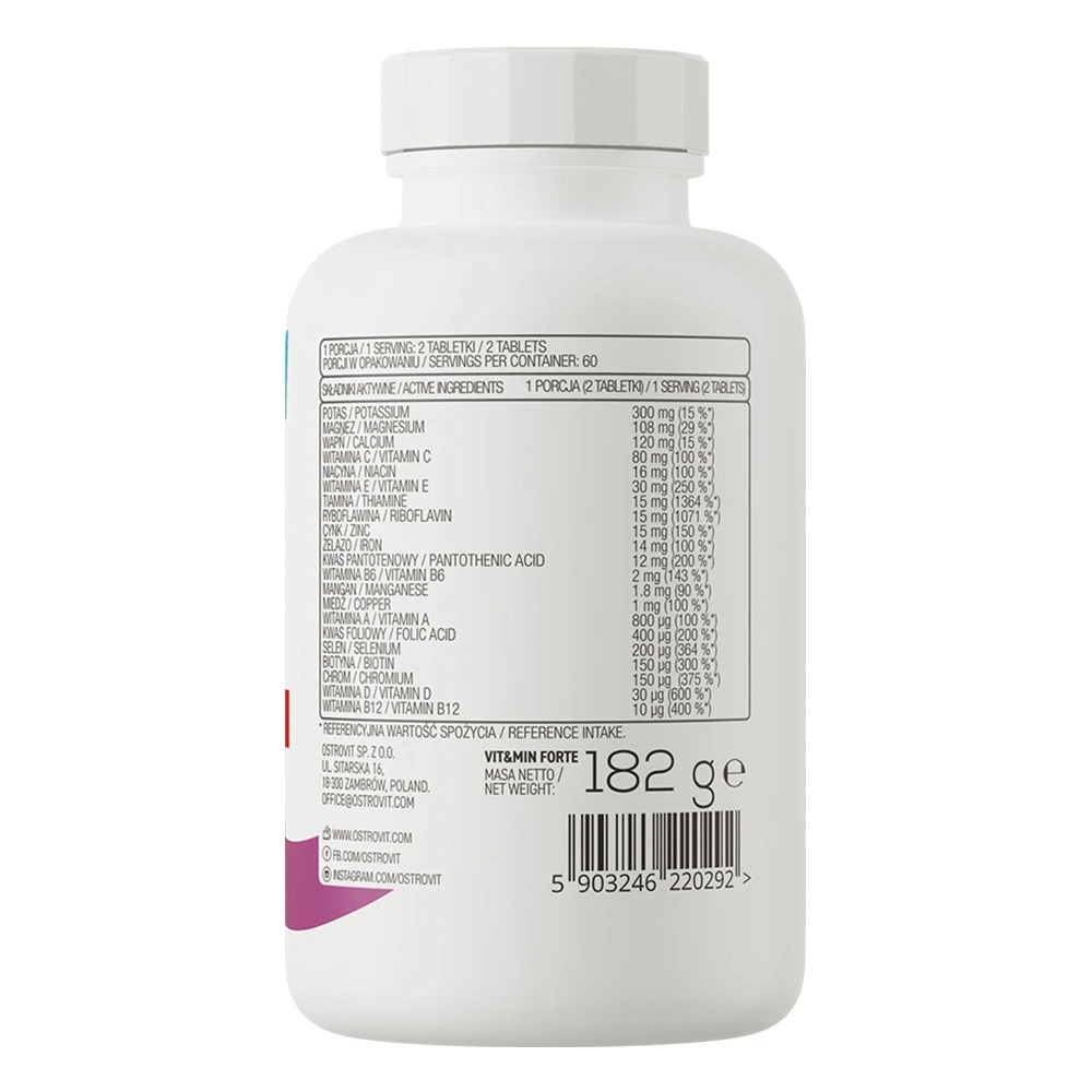Ostrovit – Vit&Min Forte – 120 tabletti - Image 2