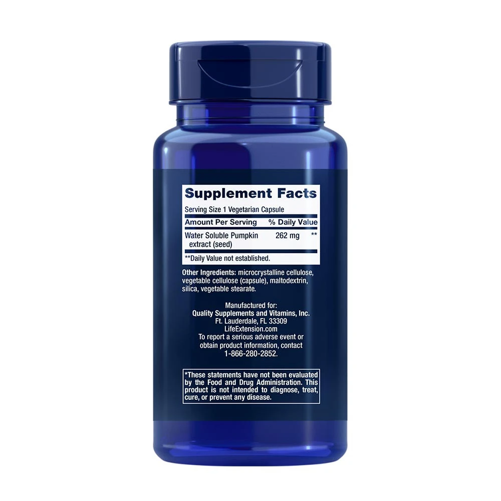 Kõrvitsaseemneekstrakt, vees lahustuv – 60 kapslid - Image 3