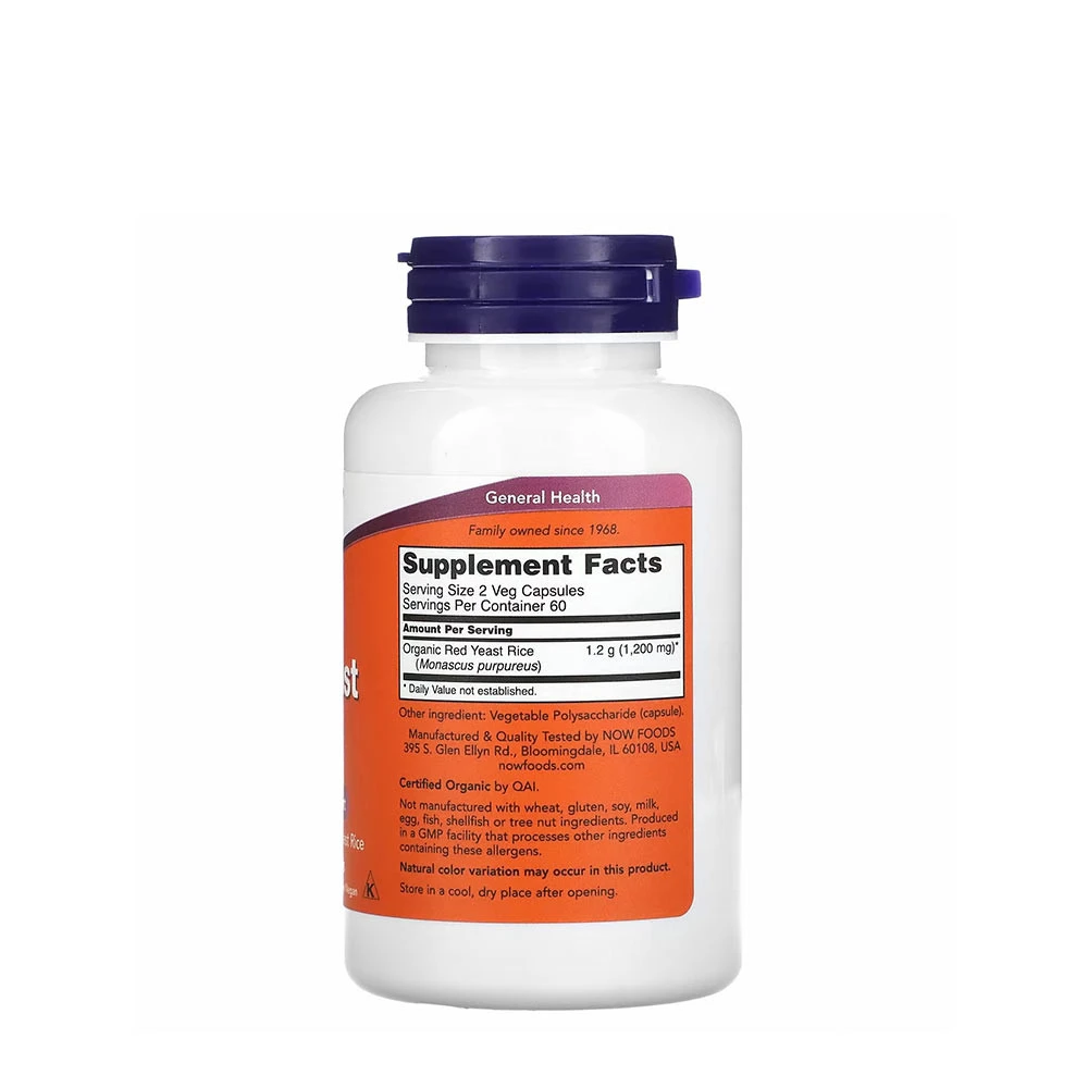 Punane pärmiriis – 600 mg · 120 kapslit - Image 3