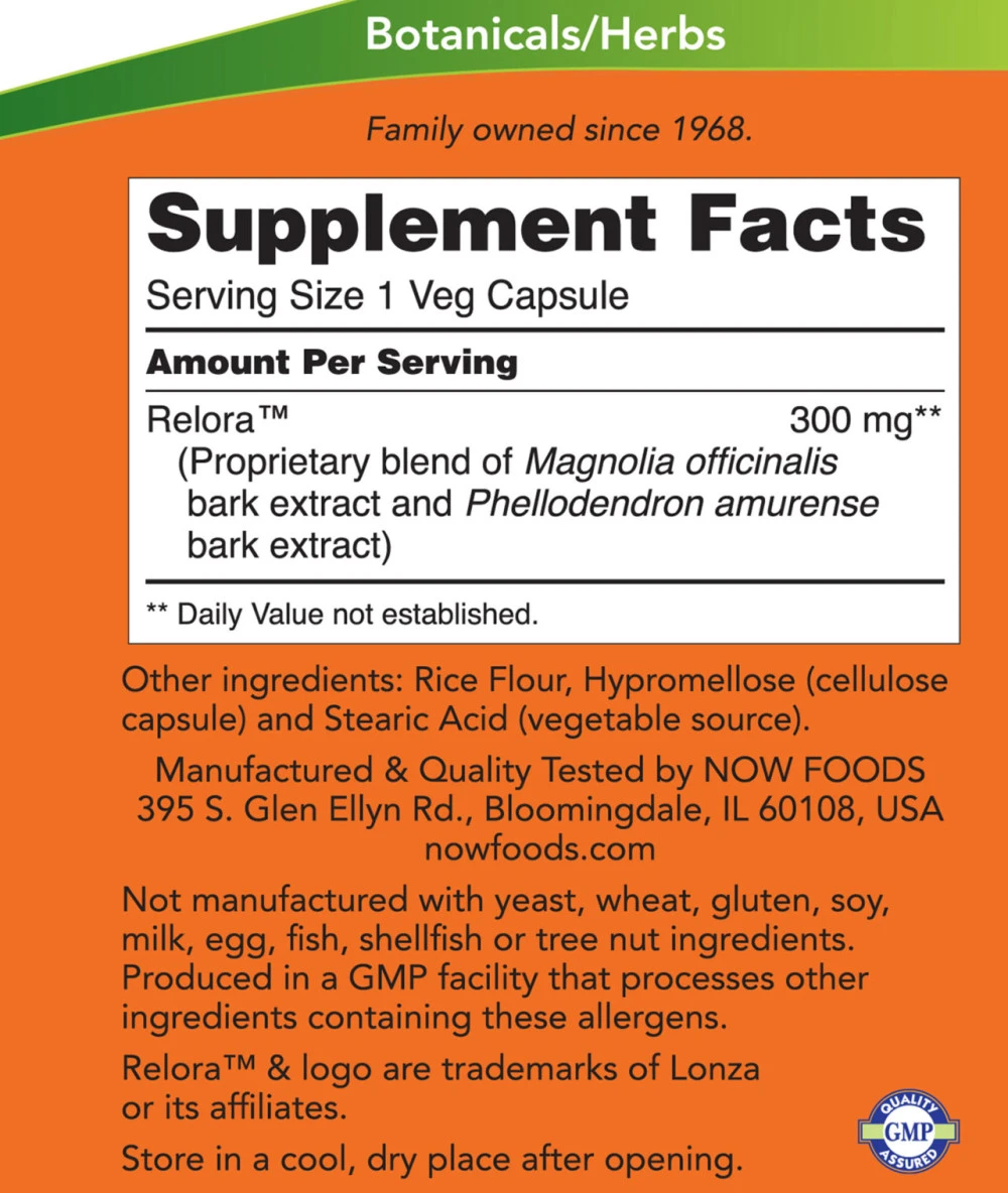 Relora – 300 mg · 60 kapslit - Image 5