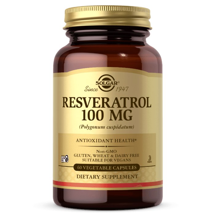 Resveratrol - 60 vegetabilske kapsler