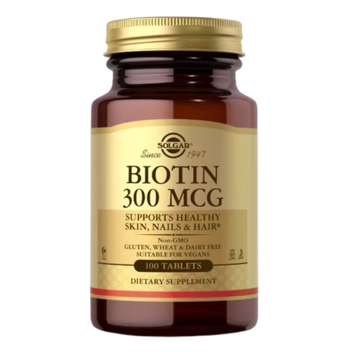 SOLGAR Biotin 300 mcg (100 tabs)