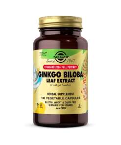 SOLGAR Ginkgo Biloba Leaf Extract (180 vcaps)