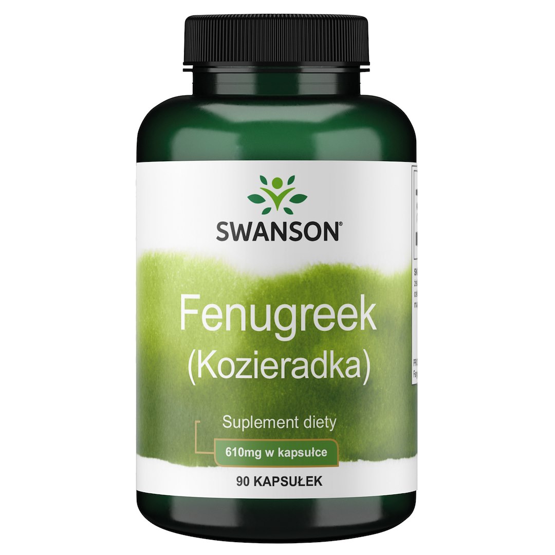 SWANSON Fenugreek (Kozieradka) 610mg 90 kaps