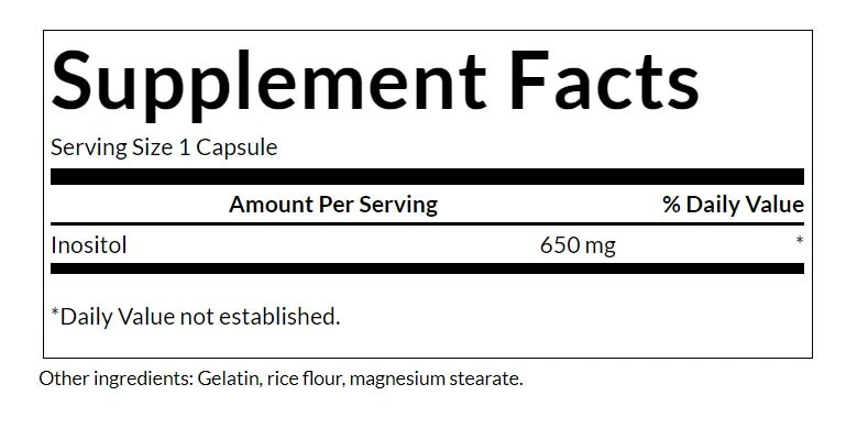 Inositool – 650 mg · 100 kapslit - Image 2