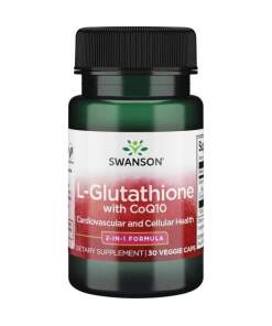 SWANSON L-glutation +  koenzym Q10 30kaps