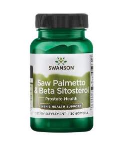 SWANSON Saw Palmetto + Beta-Sitosterol 30vcaps