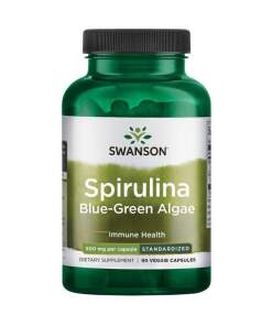 SWANSON Spirulina standaryzowana 90 kaps