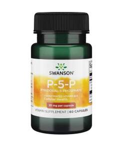SWANSON Witamina B-6 20mg 60 kaps