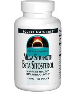 Source Naturals Mega Strength Beta Sitosterol 375mg 120 Veg. tablets