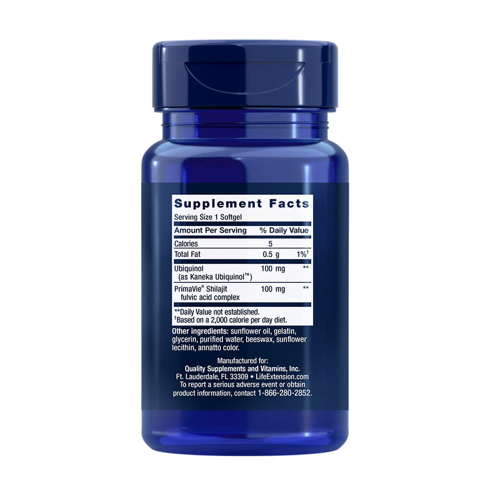 Super Ubiquinol CoQ10 – täiustatud mitokondriaalse toega – 100 mg · 60 pehmekapslit - Image 3
