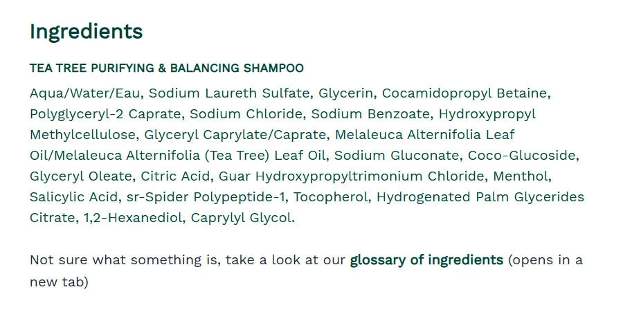 The Body Shop – Tea Tree Purifying & Balancing shampoo – 250 ml - Image 6