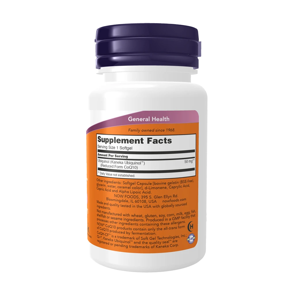 Ubikinool CoQH-CF – 60 pehmekapslit - Image 2