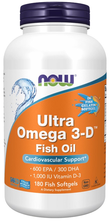 Ultra Omega 3-D with Vitamin D-3 - 180 softgels
