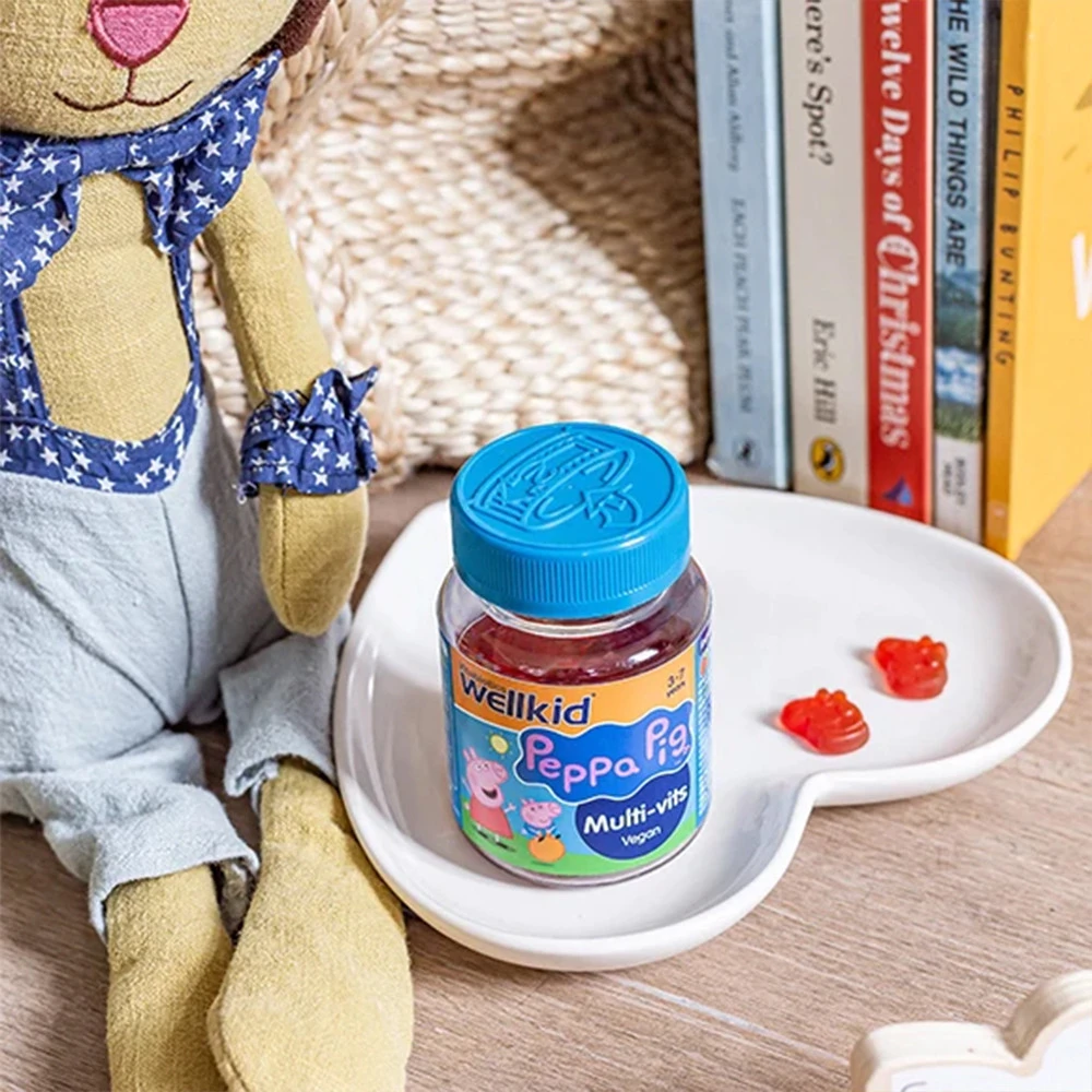 Vitabiotics – Wellkid Peppa Pig multivitamiinikommid, Jordbær – 30 stk - Image 3