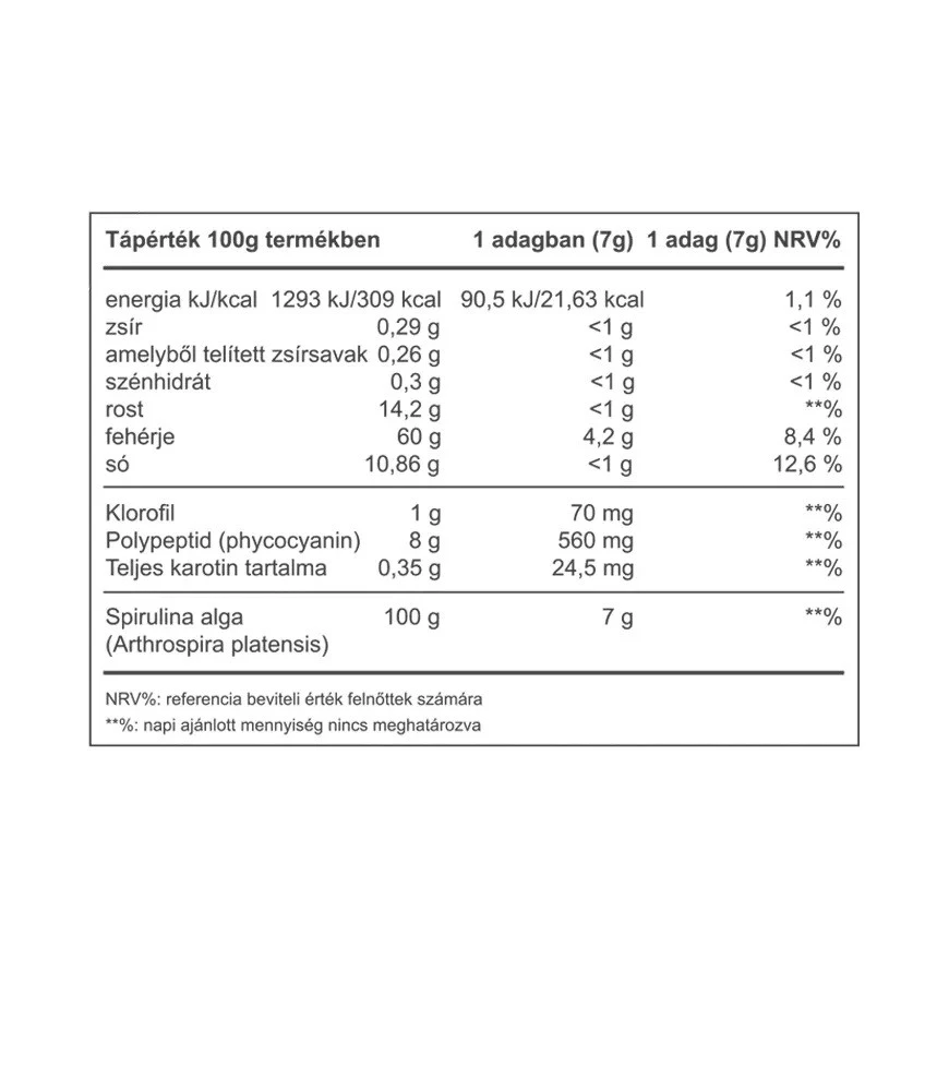 Vitaking – spirulina algepulber – 250 g - Image 4
