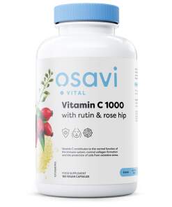 Vitamin C1000 with Rutin & Rose Hip - 180 vegan caps